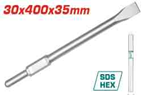 TOTAL - TAC1532301 Burin plat hexagonal  (Marteau 1700W)