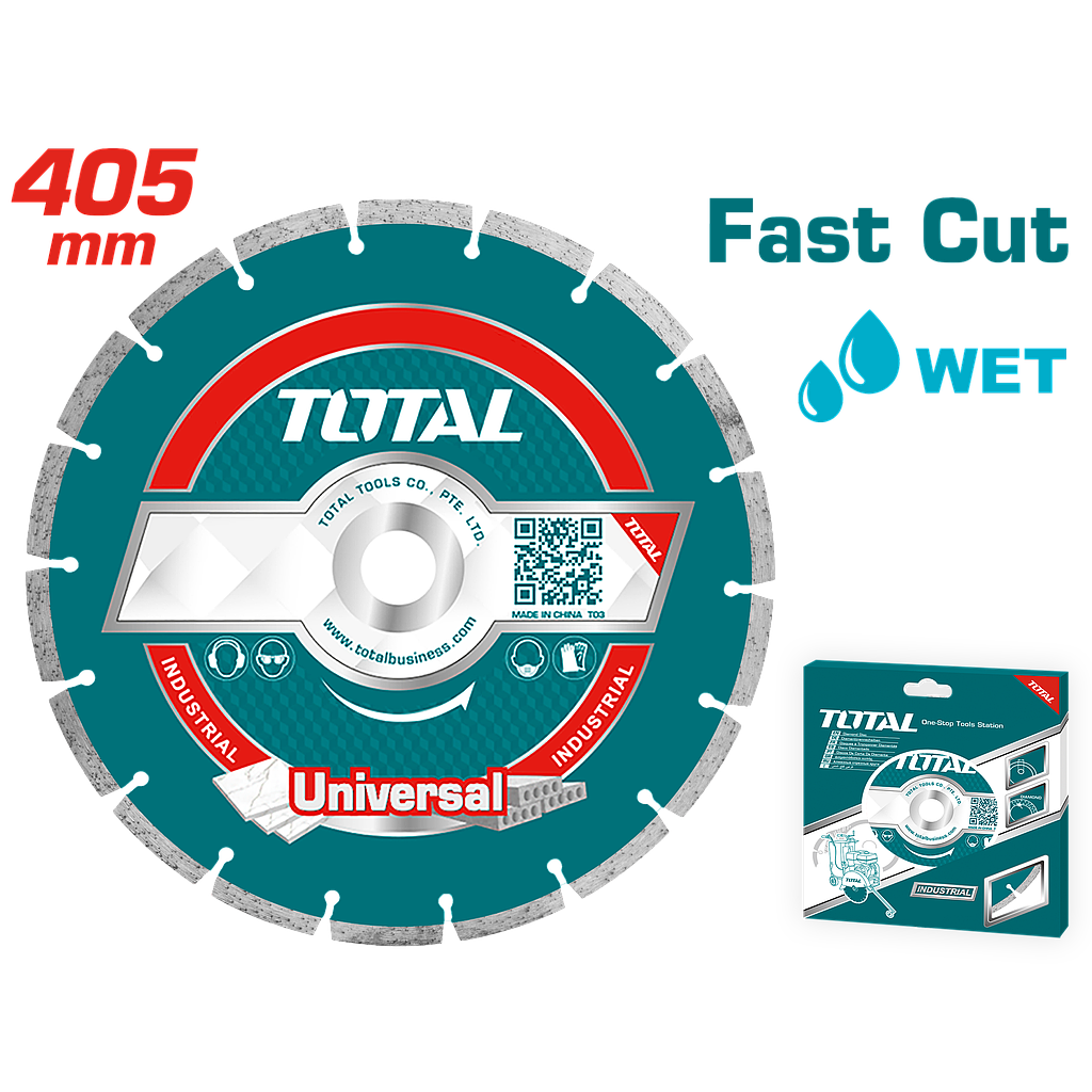 TOTAL - TAC2164051 - Disque Diamant Asphalte - Ø405x25.4mm