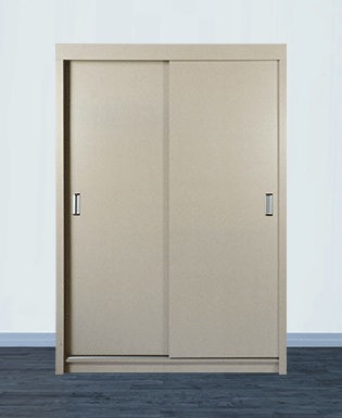 10142 - Armoire penderie deux portes coulissantes - 1414x2114x600