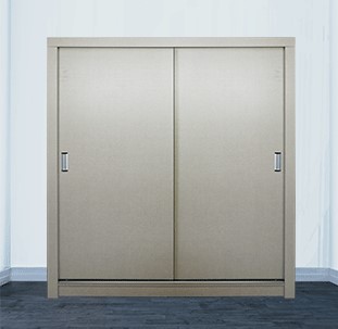 10182 - Armoire Penderie deux portes coulissantes - 1814x2114x600