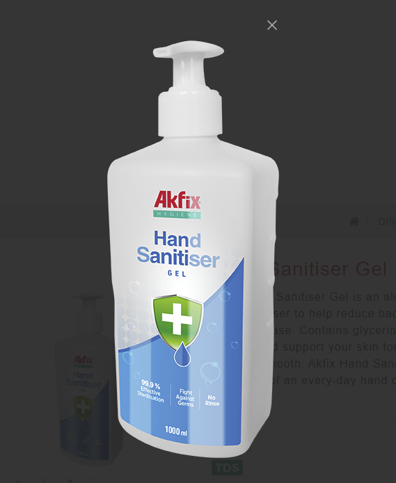 AKFIX_HSG_1000 - Gel hydroalcoolique 1000ml
