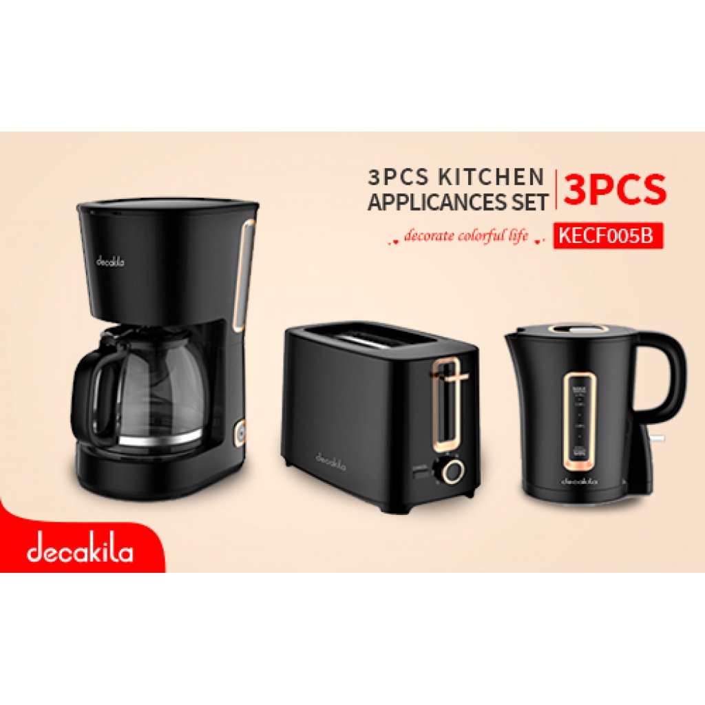 KECF005B - CAFETIERE - GRILLE-PAIN - BOUILLOIRE - 750W
