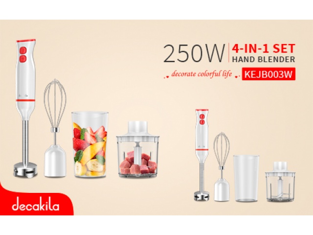 KEJB003W - Kit 4 EN 1 Bras mixeur Decakila