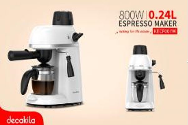 KECF007W - Machine à expresso Deckila 900W 1.8L  