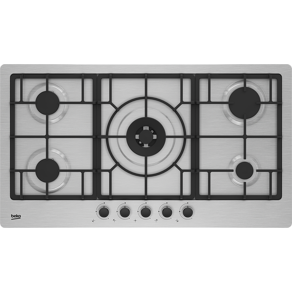 HIMW 95225 SXEL - Plaque de cuisson encastrable (gaz, 90 cm)