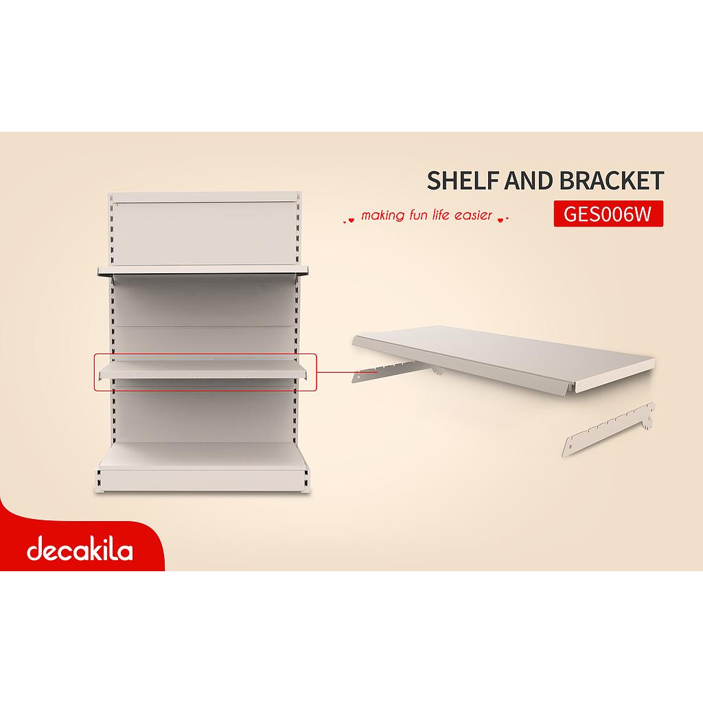 DECAKILA - GES006W - Shelf and Bracket