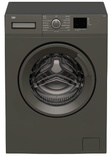 BEKO Lave-linge autoportant (6 kg, 800 tr/min)/Gris Manhattan  BAW382EU