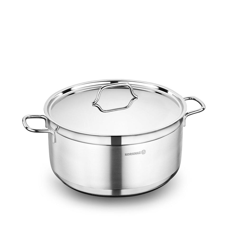 A1017 - Cocotte Alfa 18x10cm/2,5L Inox