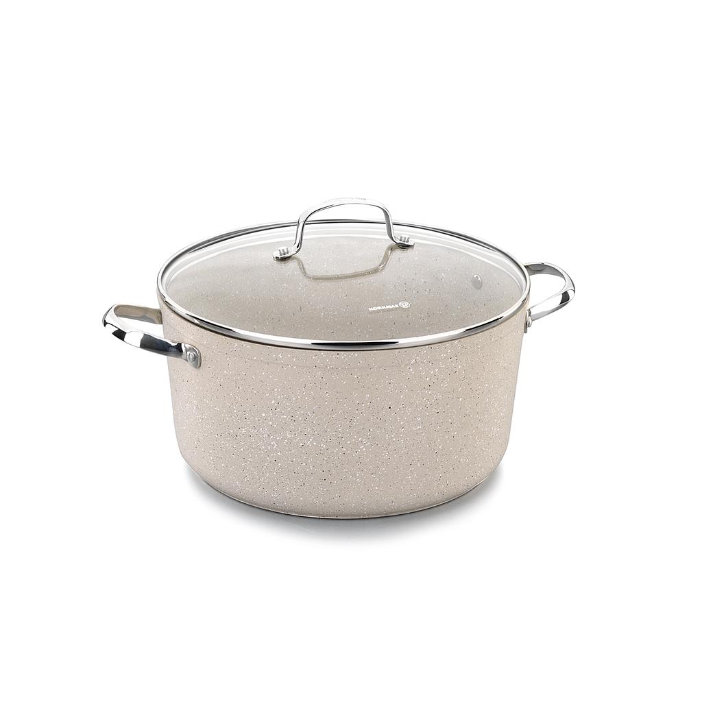 A1260 - Cocotte Induction 20x10,5cm / 3,0l. Granita Alu.