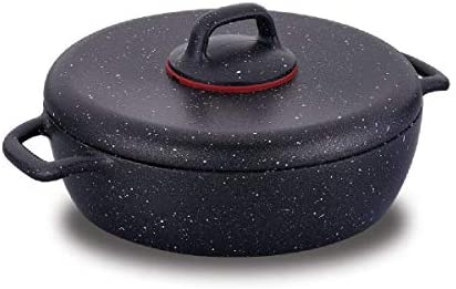 A1355 - Cocotte basse en fonte Gusto Plus Alu. 26x7cm / 3.5 l.