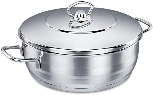 A1904 - Cocotte basse en fonte Astra 24x8 cm / 3.6 l