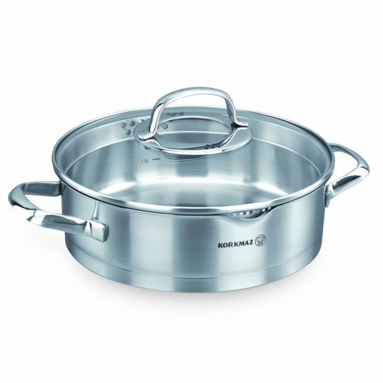 A1994 - Cocotte basse en fonte Steama 24x7 cm / 3.0 l.