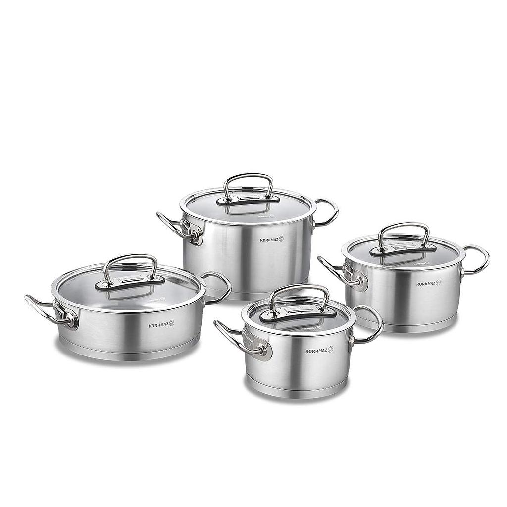 A1147 - Batterie de cuisine 8 pièces ProLine - Inox
