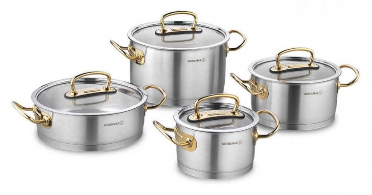 A1148 - Batterie de Cuisine ProLine 8 pièces - Or