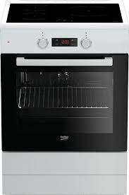 Cuisiniére éléctrique pose libre 60 CM avec 3 foyers à induction , Blanc BEKO